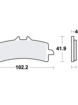 Top-Preis Bremsklotz Sinter TRQ TRW MCB858TRQ (1 Satz)