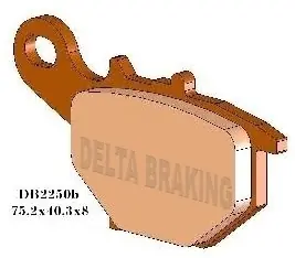 Plaquettes de frein Delta Braking DB2250 MX-D (usage intensif) avant Markenware