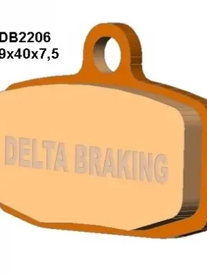 Knallerangebot Pastilhas de travão Delta Braking DB2206 MX-D (Heavy Duty) dianteiras