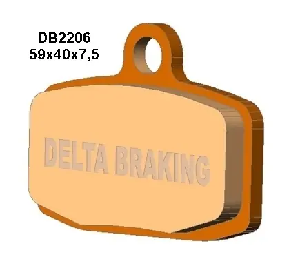 Knallerangebot Pastilhas de travão Delta Braking DB2206 MX-D (Heavy Duty) dianteiras