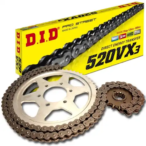 DID Kettensatz Stahl Yamaha YZ 250 2T (CG08) Bj.2001 Super-Preis