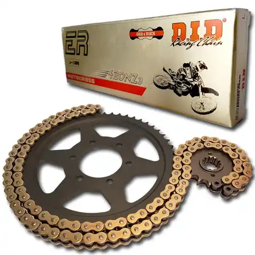 Markenprodukt DID Kettensatz Alu Kawasaki KX 85 D Grossrad (KX085DDA) Bj.2015