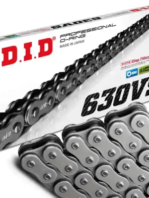 Zertifiziert Kette DID630VS 104 Rollen, Clip