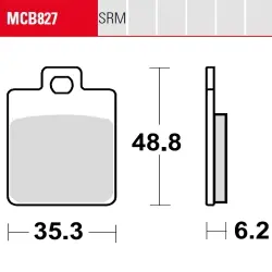 Direkt Vom Hersteller Bremsbelag TRW / Lucas MCB827LF